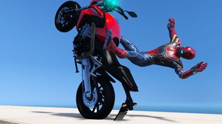 GTA 5 Spiderman Motorcycle FailsRagdolls Euphoria Ep 6 Euphoria Physics, fails, jumps Euphoria Ep 6