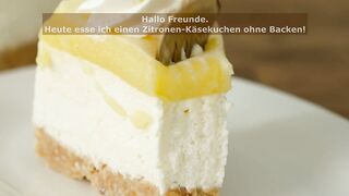 Magst du Zitronen ???? Machen Sie Zitronen Käsekuchen ohne Backen! Unglaubliches