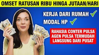 MAKE MONEY ONLINE : Kerja Online dirumah Gaji Besar, Aplikasi Penghasil Uang AGEN PULSA TERMURAH ARUNIKAPAY.