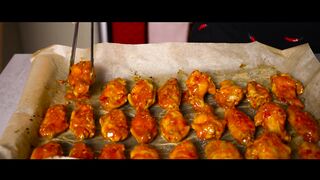 Крылышки в аджике. Рецепт????острых????крылышек.