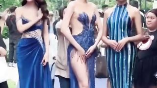 "This Model Continues to Cover Parts of Her Body During Fashion Shows"