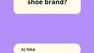 What is the name of the famous sports shoe brand?