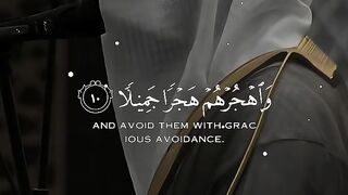 وَٱصْبِرْ عَلَىٰ مَا يَقُولُونَ وَٱهْجُرْهُمْ هَجْرًا جَمِيلًا