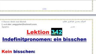 تعليم اللغة الألمانية تدريب كلمة ein bisschen الجزء2