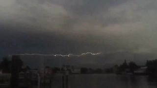 Electric Horizons: Capturing the Power of a Horizontal Lightning Strike