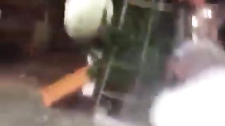 Chair explosion prank