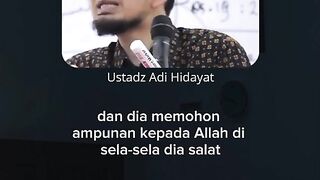The practice of prayer during tarawih prayers in the month of Ramadan