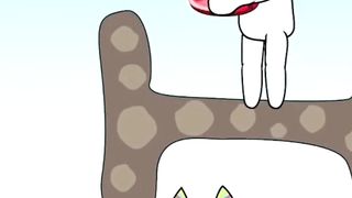 Huggy vs wuggy ☃️ funny shorts game video