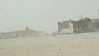 LOOK?!? ???? Crazy sand storm ???????? in Tripoli????