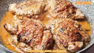НЕЖШЕЙШАЯ КУРИЦА НА СКОВОРОДЕ В СМЕТАННОМ СОУСЕ.
