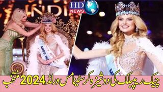 Krystyna Pyszková of the Czech Republic crowned Miss World 2024 #miss world