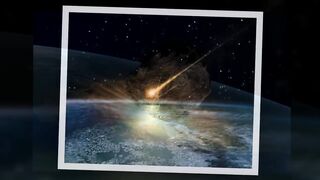 CRATERS OF METEORITES FALLING TO THE GROUND