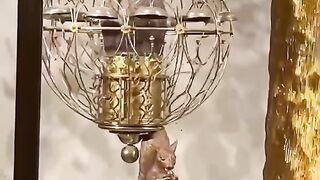 200-year-old clock in the Hermitage