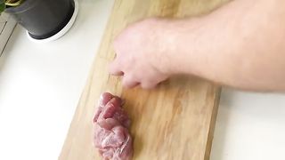 Тушёная картошка с мясом.