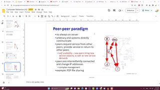 Peer-peer paradigm in Omnet++