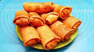 Pancakes stuffed with cottage cheese (Savory filling)