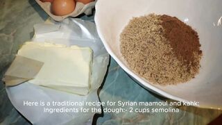 Authentic Syrian maamoul and cake recipe