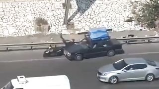 Biker vs Transporter