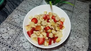 Low calorie Fruit Chaat recipe