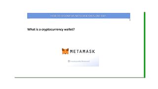 How to : Crypto wallet 2