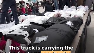 Dozens of people from the same family killed in Gaza