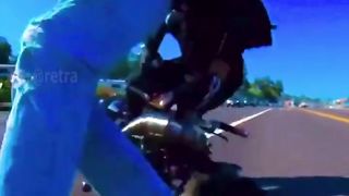 A collective accident with scooter lovers