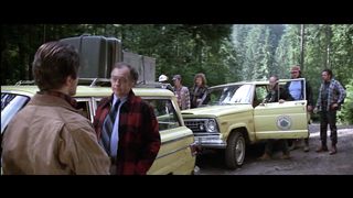 Chainsaw vs axe fight scene - prophecy ( 1979 )