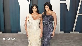 Kim Kardashian West and Kylie Jenner at Vanity Fair Oscar Party SLOMO - Kim Kardashian West and Kylie Jenner at Vanity Fair Oscar Party at Wallis .