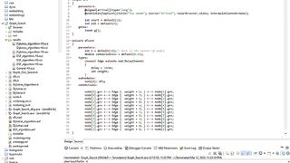 Results of Depth First Search and Dijkstra's algorithms in Omnet++