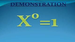 Math Démonstration : x0=1