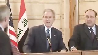 Never forget the time an Iraqi journalist threw his shoe at George W. Bush in 2008 .
