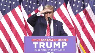 USA ELECTIONS PRESIDENT TRUMP IN ROME GA PART 2