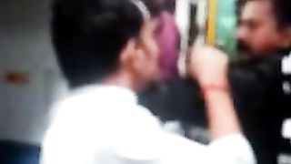 Fight at station