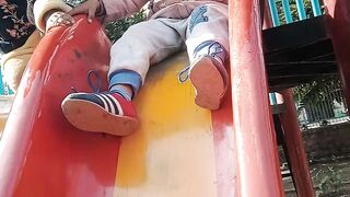 Sliding boy