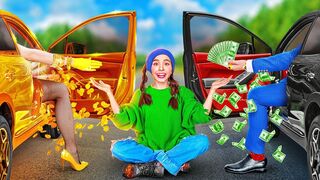 I GOT ADOPTED BY BILLIONAIRE FAMILY || Rich VS Poor! Funny Relatable Situations by 123 GO!