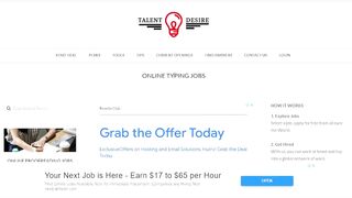 Online Typing Job