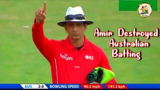 Muhammad Amir Destroyed Australian Batting W W W W W W W T20 Series