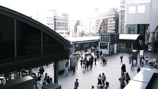 Template Video train station classic fujifilm - AdalineTV