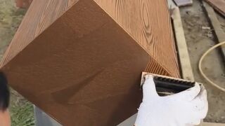GIVING THE TIMBER ITS GENUINE LOOK