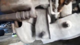 Comment Fonctionne frein a main - كيفية يشتغل او كيف تعمل فرامل اليد Mecanique Mokhtar Tunsie.