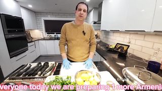 Хашлама из форели с овощами по-армянски. Recipe for trout khashlama with vegetab.