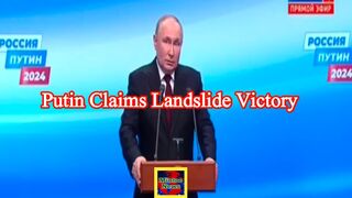 Putin claims landslide victory as thousands protest against “rigged election”