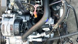diagram of water hoses in Volkswagen engines 1.9d