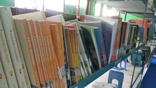 Library books