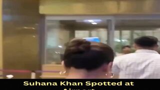 Suhana Khan Spotted at Airport #suhanakhan #shorts #viral #youtubeshorts #trending #shortvideo #ytshorts