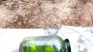Crushing Crunchy _ Soft Things ⚠️???? Breaking glass bottle #asmr #shorts #asmrsound #relaxingsounds.