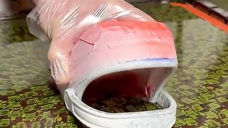 Hydro Dipping Crocs #satisfying #custom.