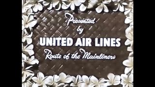 United Boeing 377 Stratocruiser Hawaii Travelogue - 1950