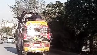 Wrong way to travel #nonsence #viral video