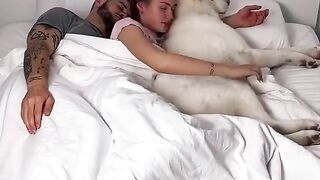 Had a good night's sleep with the whole family